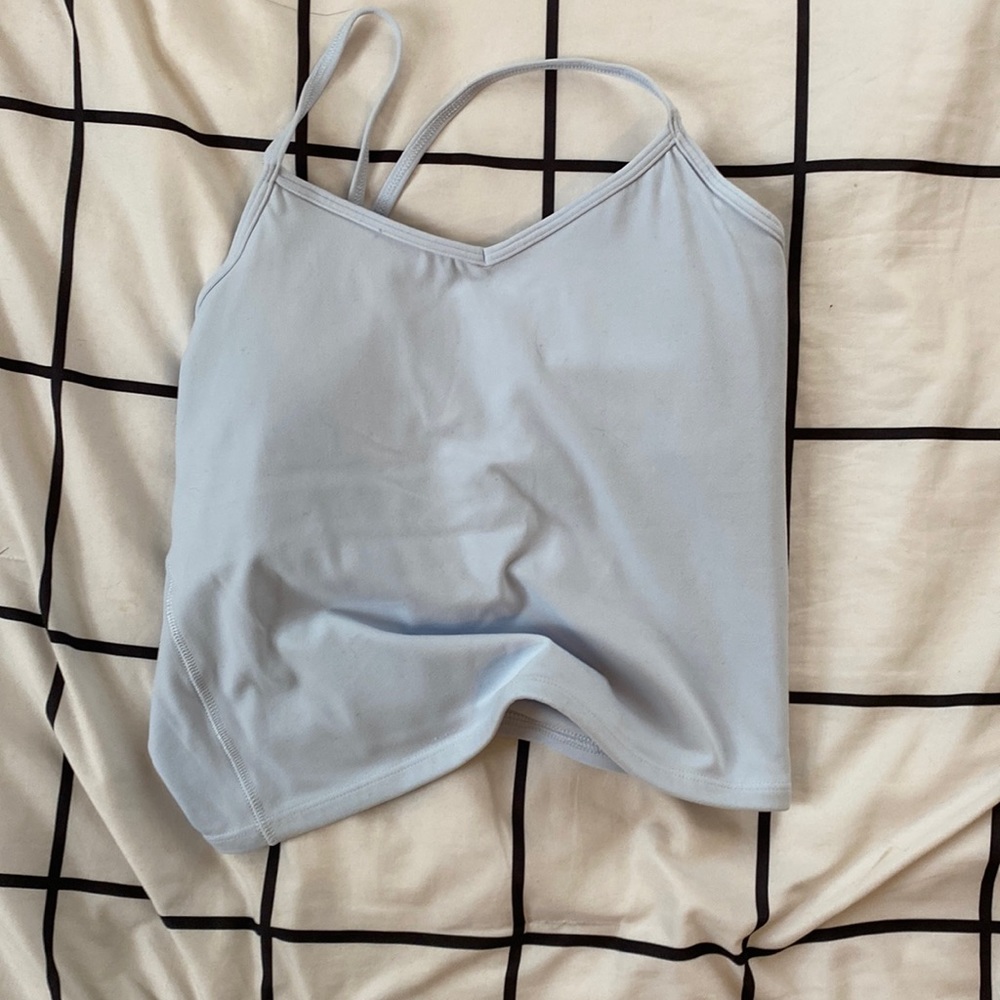 Athleta baby blue workout tank